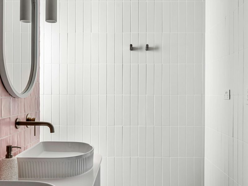 Moderne kleine badkamer