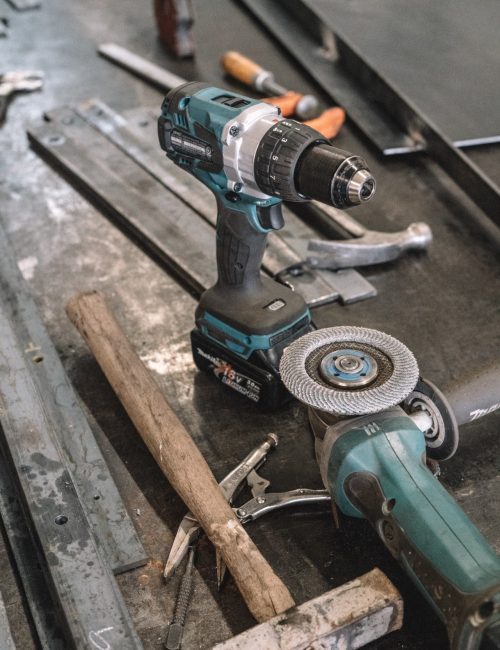 renoveren boormachine hamer werktafel