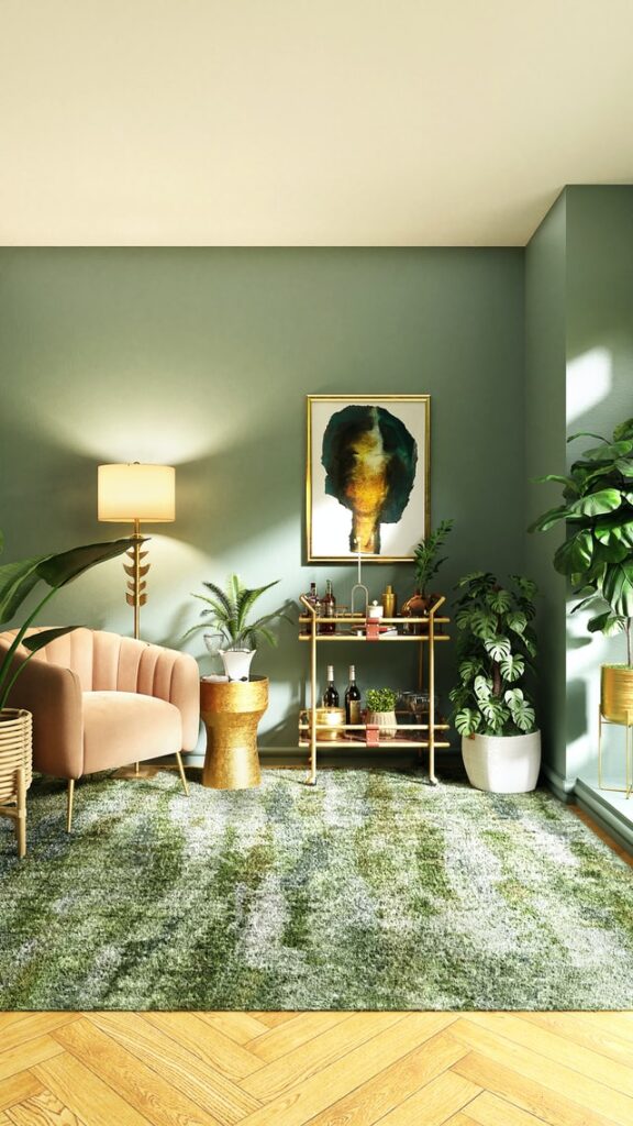 accentmuur woonkamer