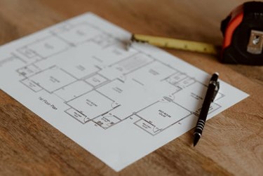 Plattegrond van een woning