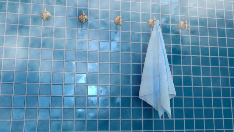 Blauwe tegels