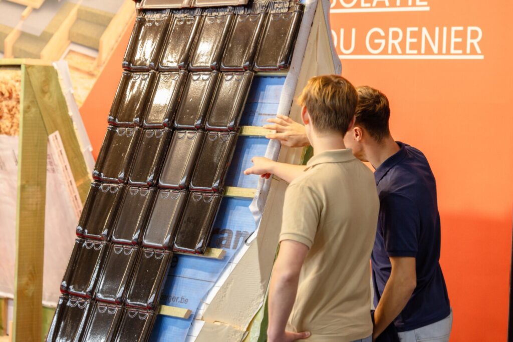 Exposant op de beurs
