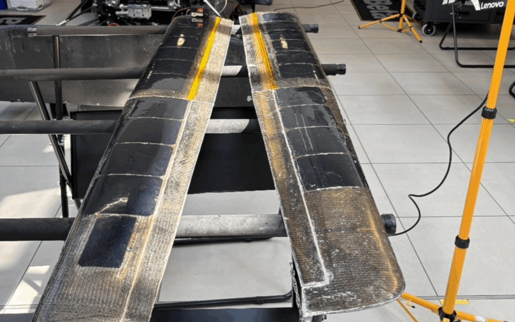 Solar powered wing for High Altitude Paltform Satalite.