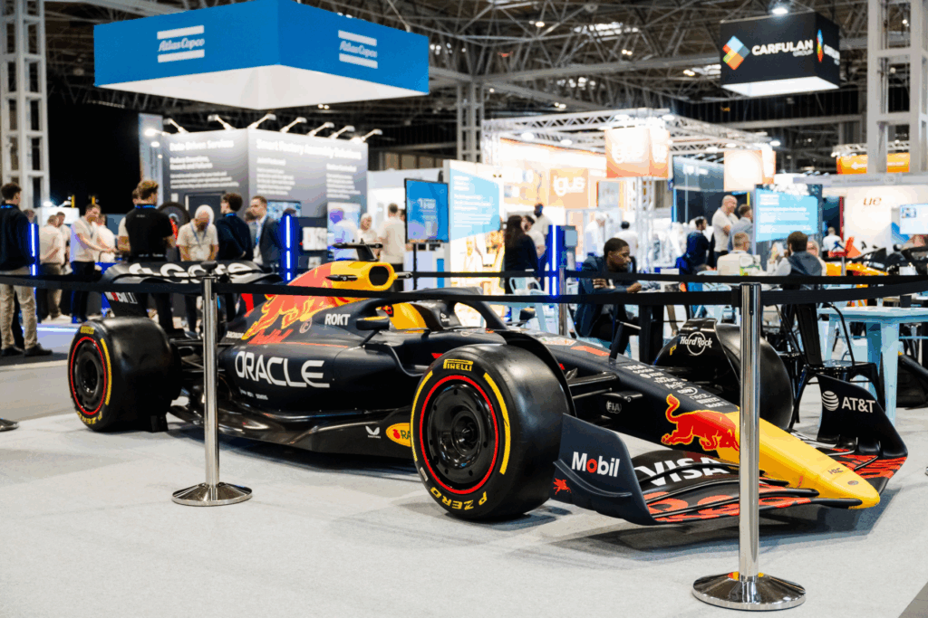 Red Bull car display at Advanced Engineering