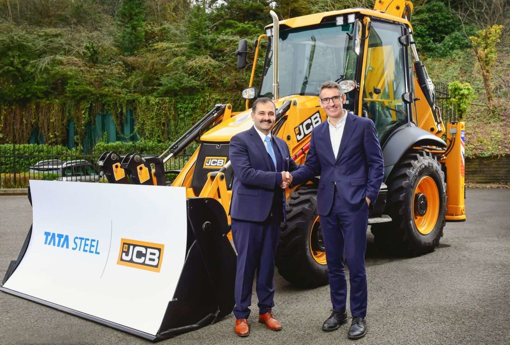Tata Steel and JCB unite to revolutionise green steel supply chain