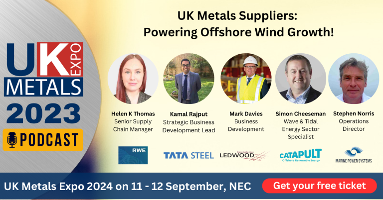 How UK metals suppliers can support the ambitious growth targets of the offshore wind sector