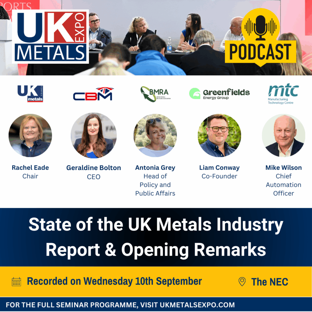 State of the UK Metals Industry Report & Opening Remarks
