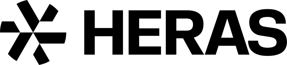 Heras logo svart