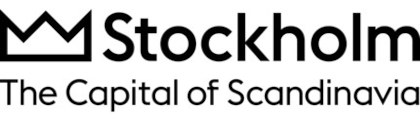 "Stockholm Business Regions logotyp i företagets profilfärger."
