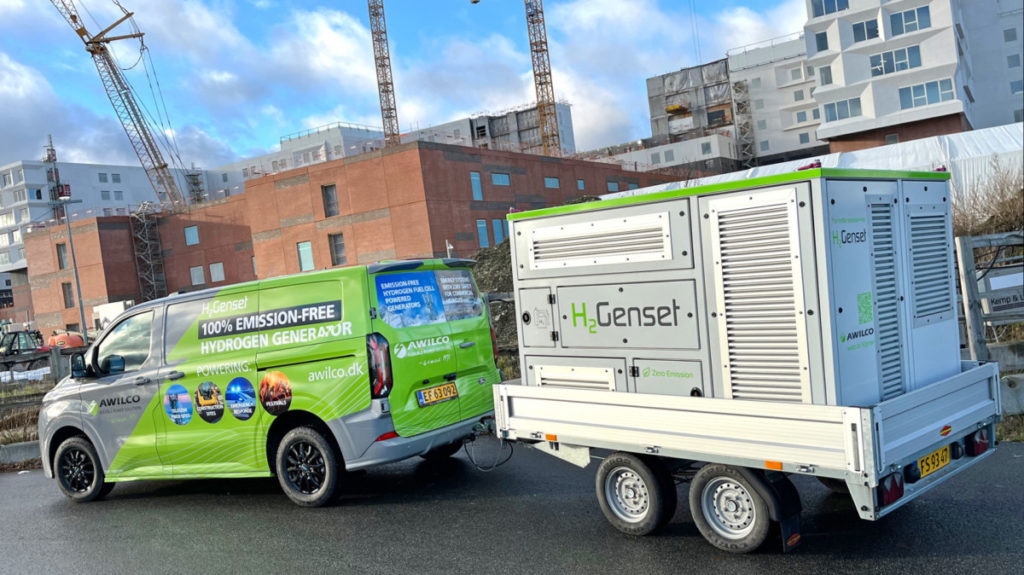 H2Genset: Mobil generator som drivs av vätgas