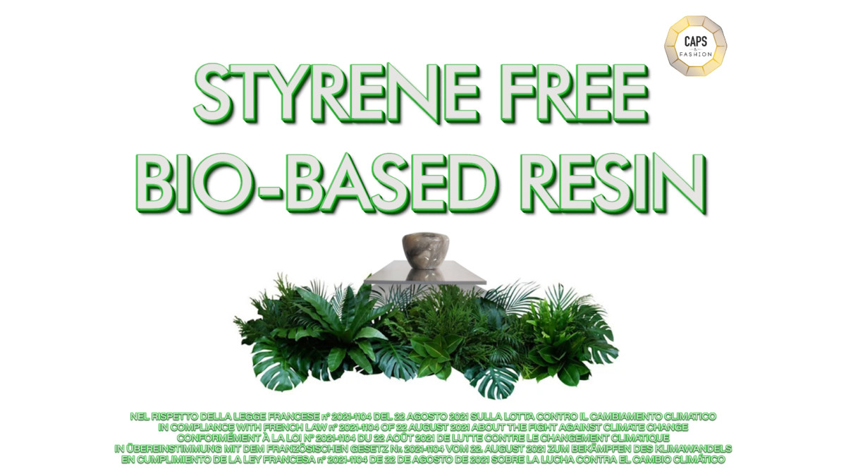 New Biobased resin without Styrene Packaging Premiere & PCD Milan