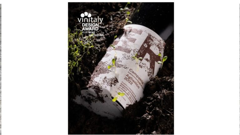 Best Innovation Vinitaly 2025 for Mater with Piantami Paper
