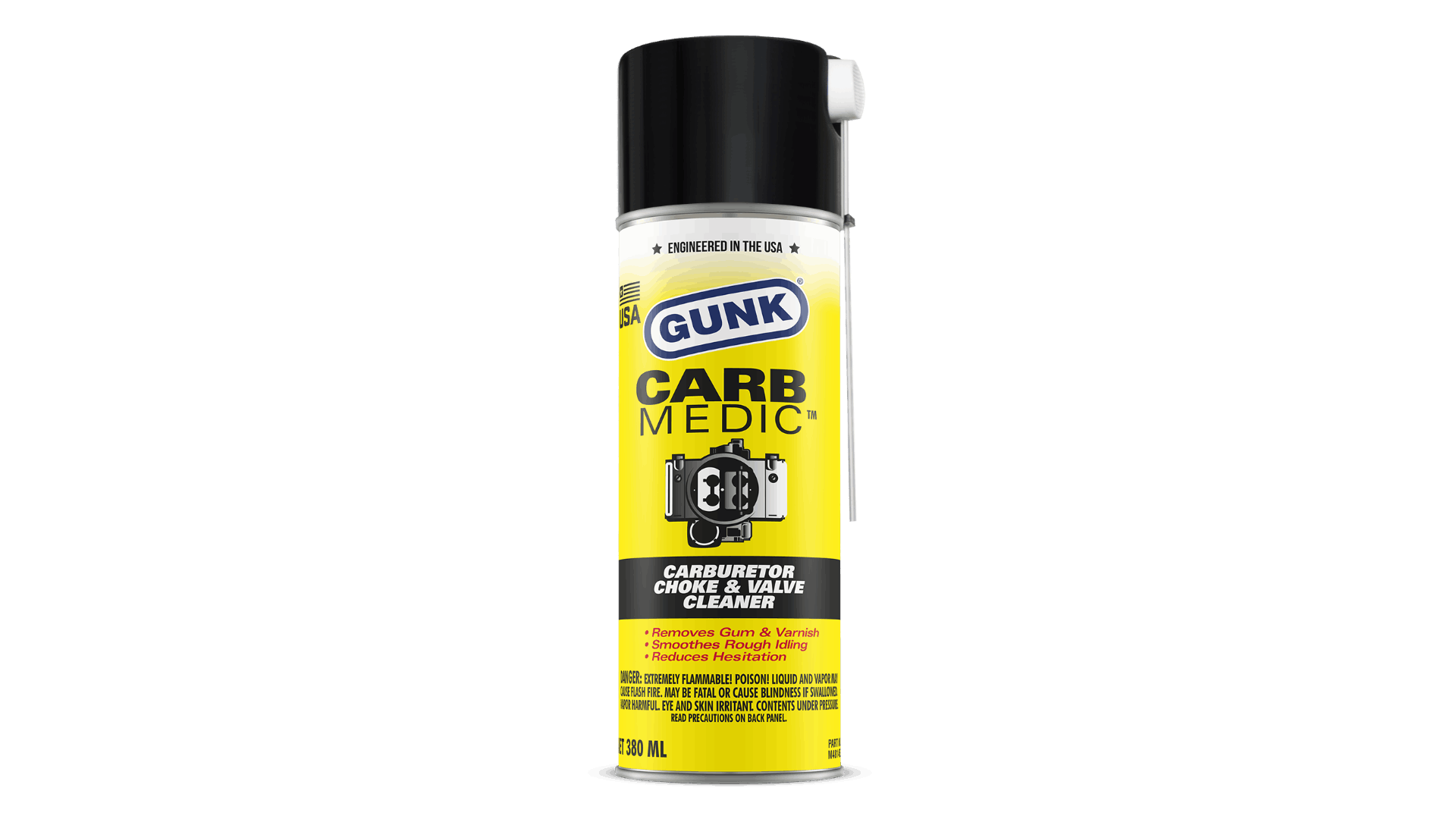 GUNK CARBURETOR CHOKE & VALVE CLEANER Paris Packaging Week