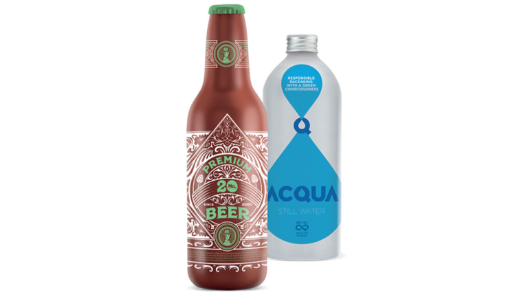 Aluminium Bottles for Beverage (beer, wine, still and sparkling water, etc.)