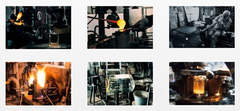 Usine semi-automatique pour production de verre