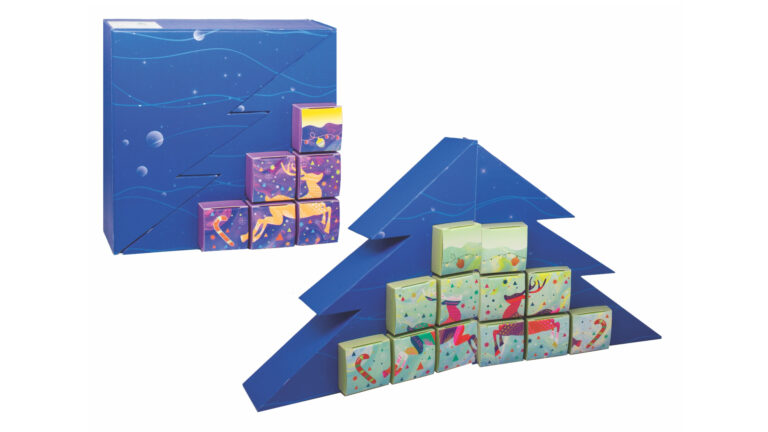 P2512  Treeform Advent Box