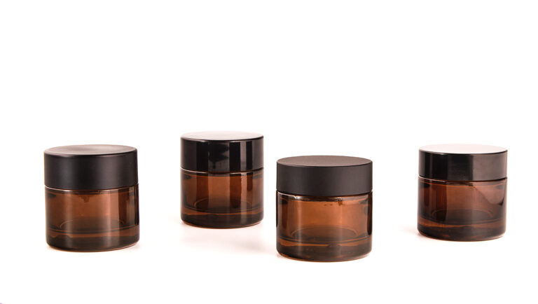 CREAM JARS AMBAR COLOR