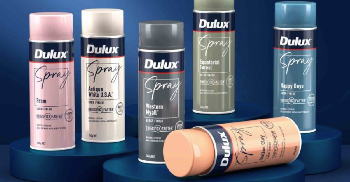 Sep 11, 2025 Dulux launches new range of aerosol spray paints