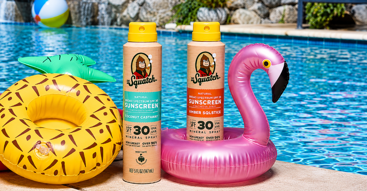 Paris Packaging Week | Dr. Squatch enters sun care with mineral SPF 30 aerosol spray