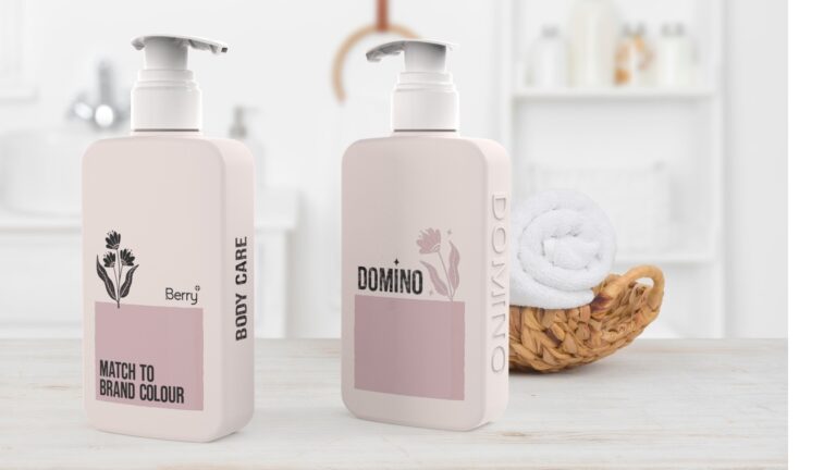 Domino Rectangular embossed/debossed bottle