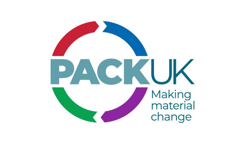 PackUK logo - making material change