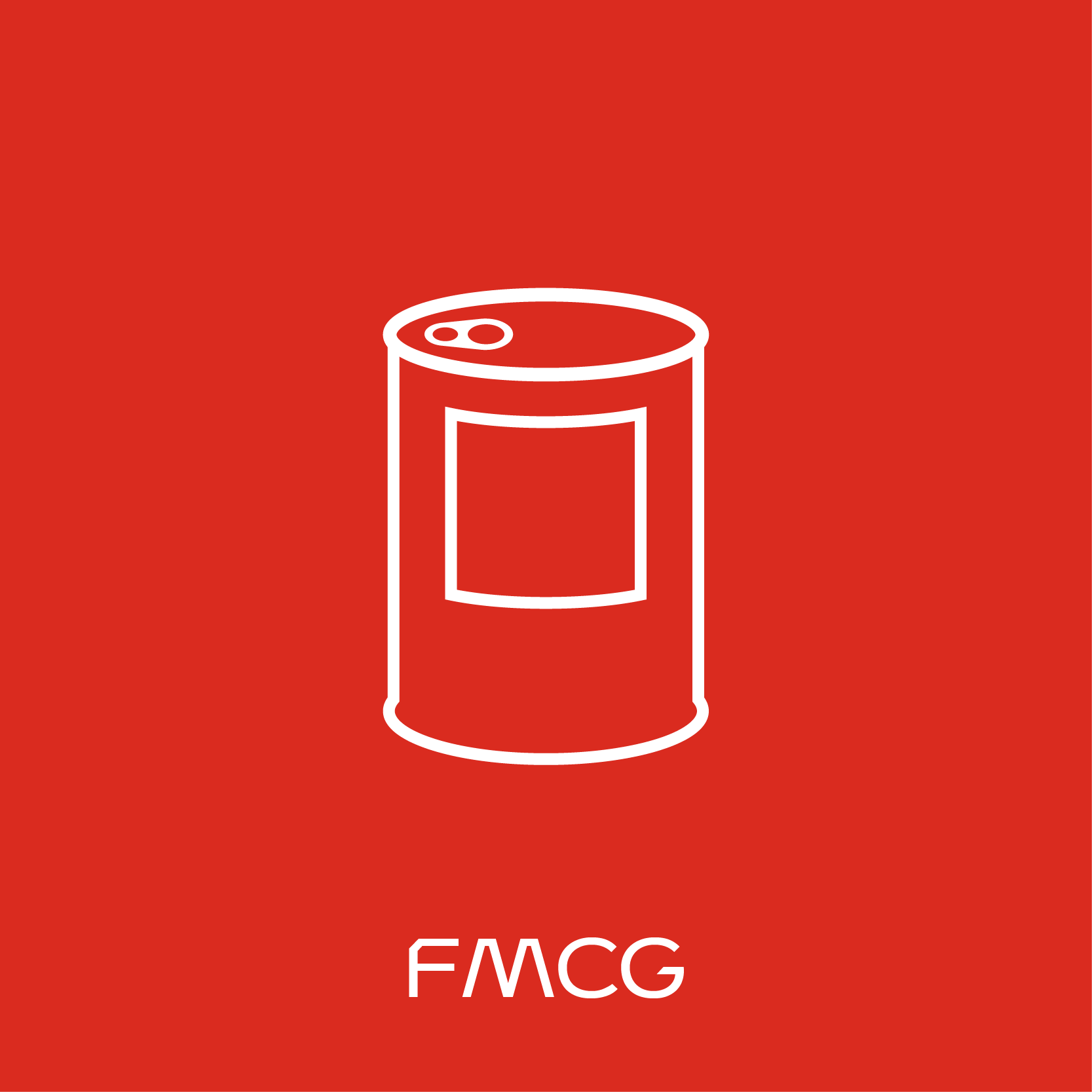 FMCG tin can background