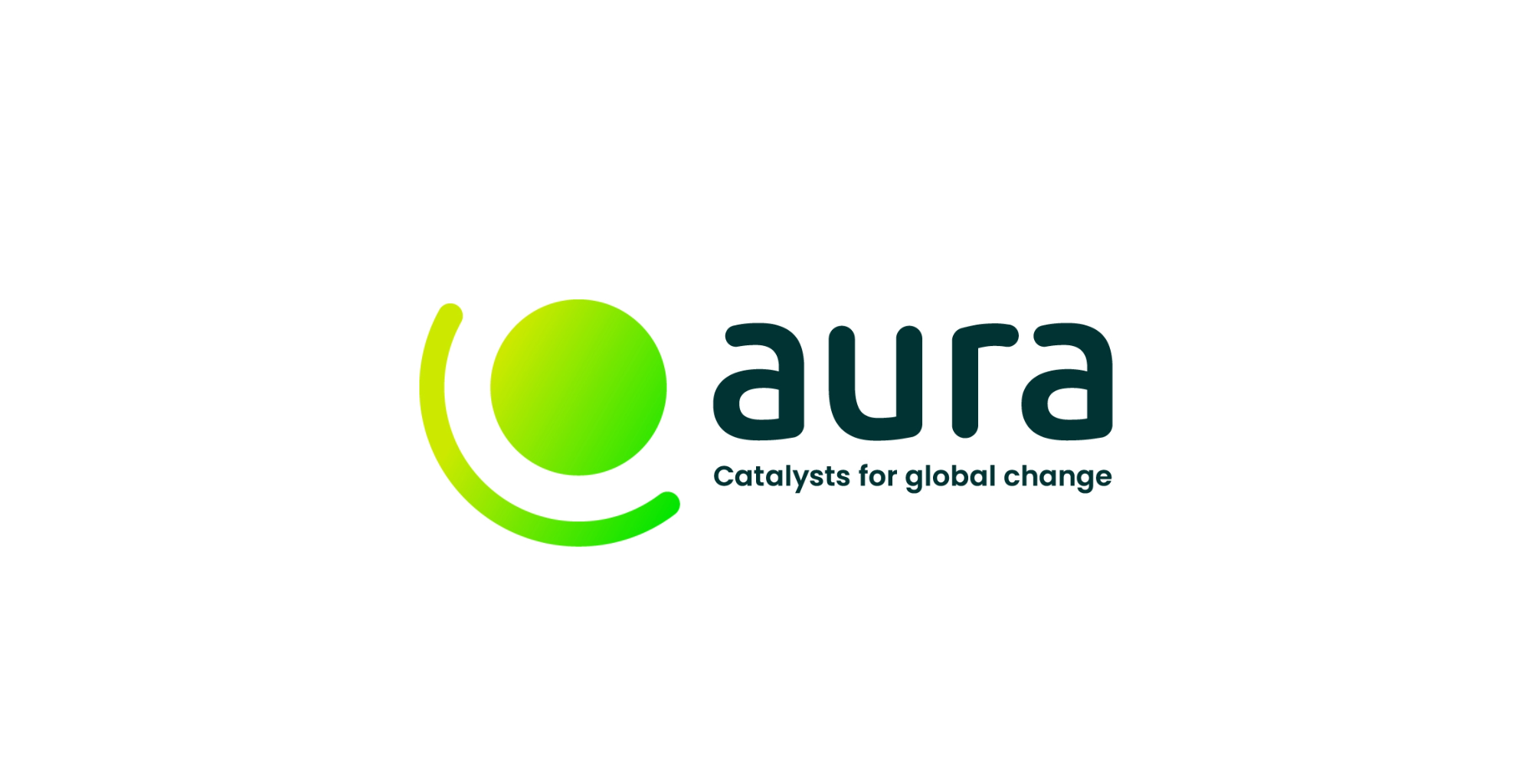 A logo depicting the branding of Aura who are sponsoring the show