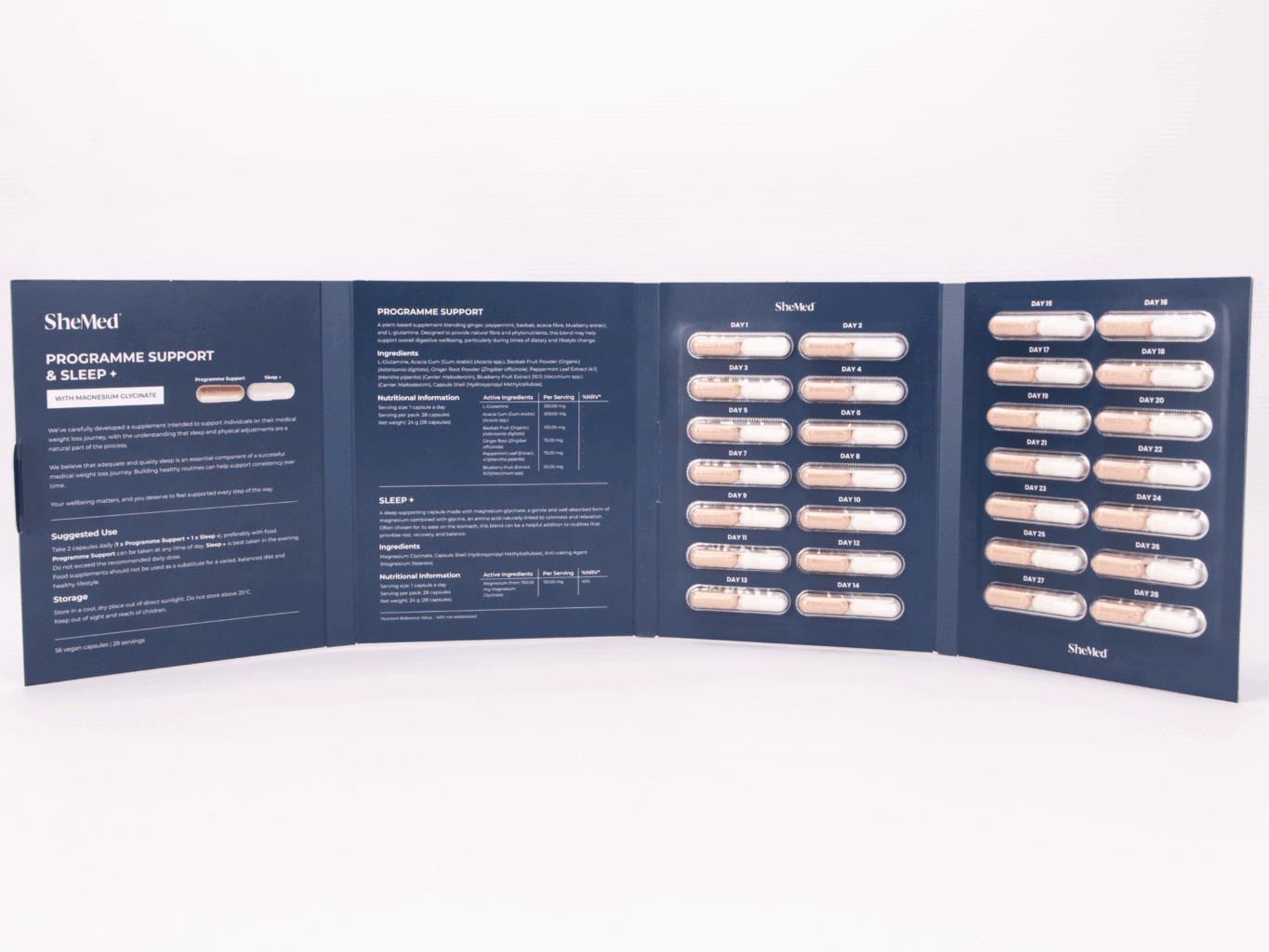 SheMed 28-day Supplement Wallet