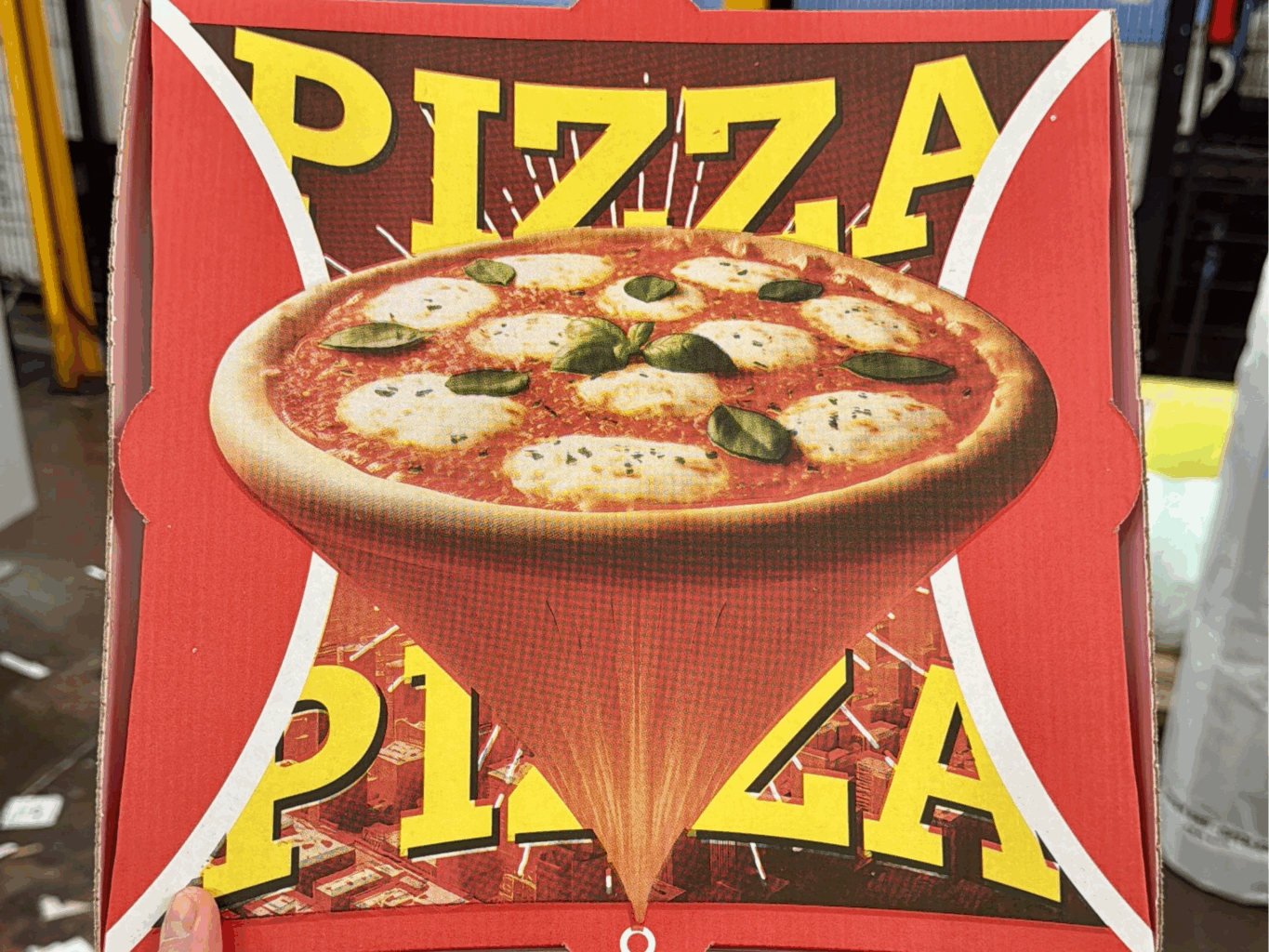 EcoCurve pizza box