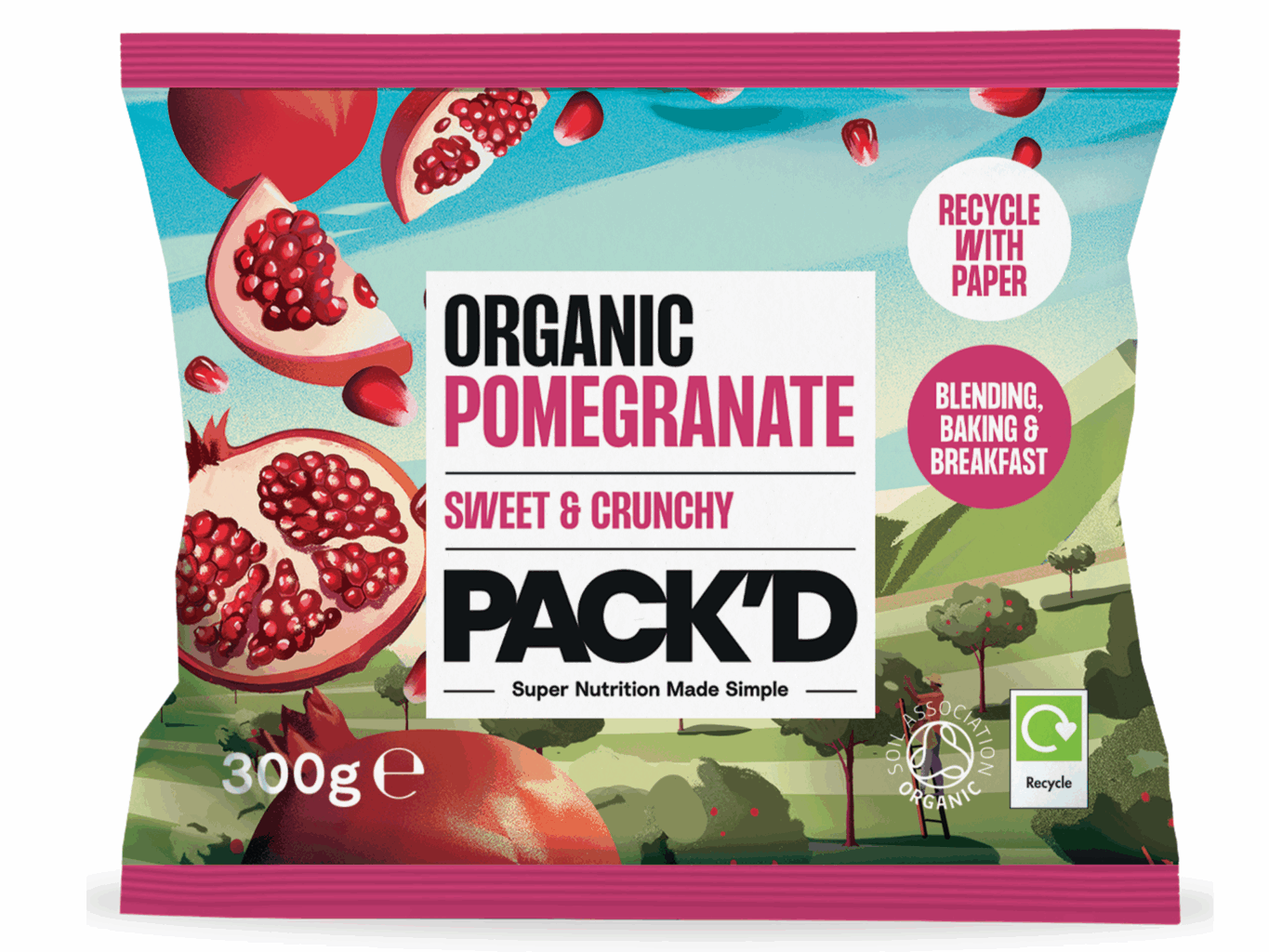PACK'D Organic Pomegranate