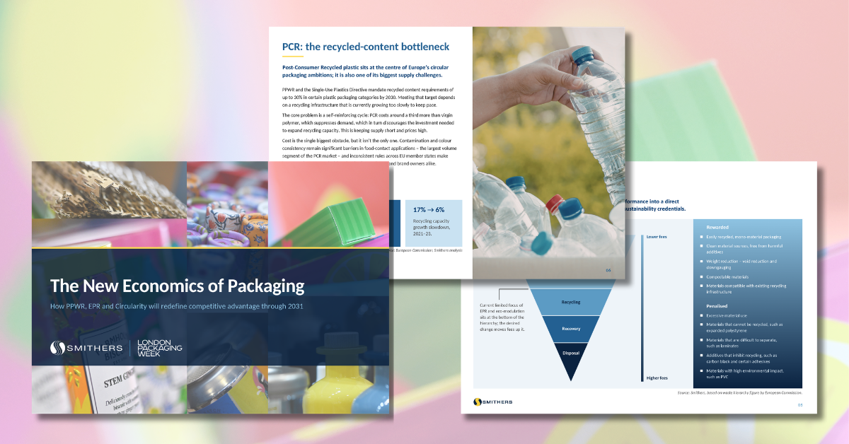 Cover image of New Economics of Packaging report