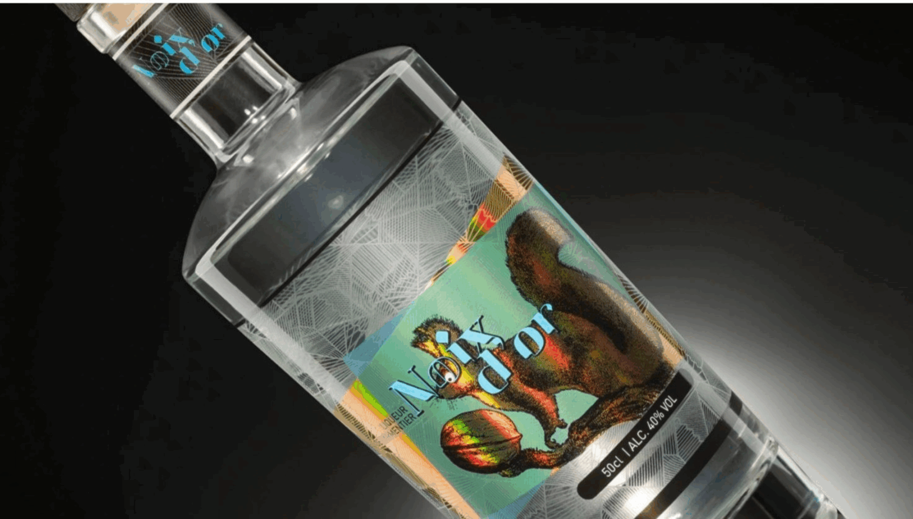 Kurz foiled bottle