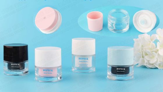 Refillable airless glass jar