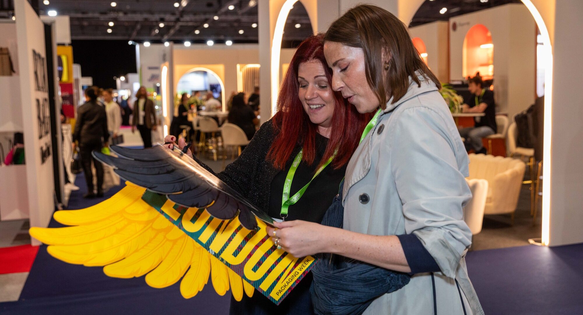 Visitor show bags at London Packaging Week