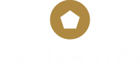 Pentawards Logo 2018 White text