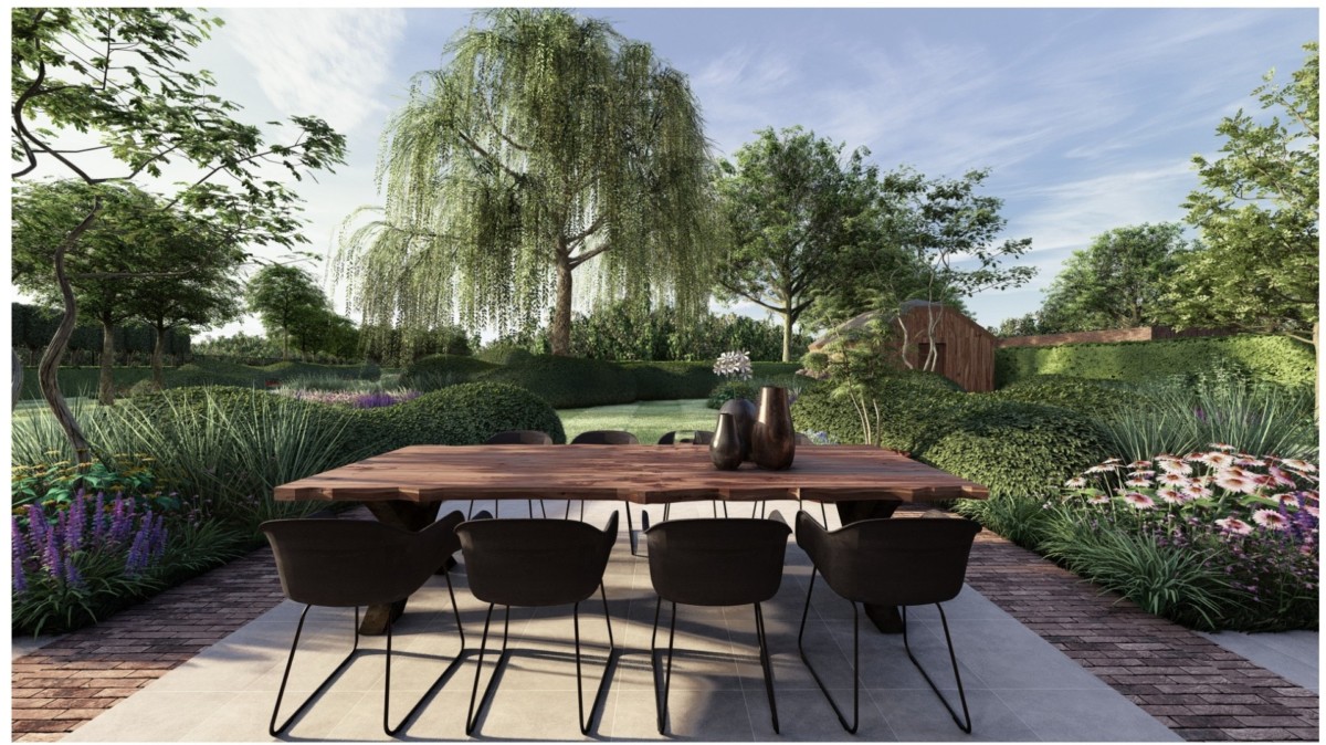 3D visualisatie tuin