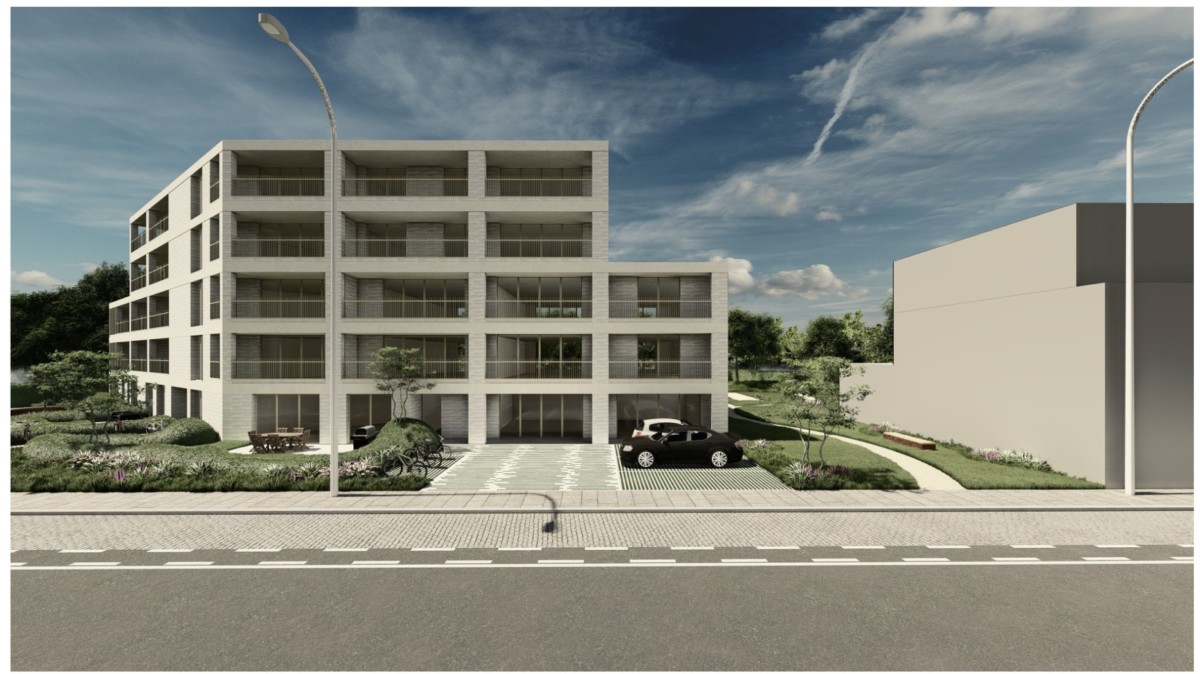 3D visualisatie wooncomplex.