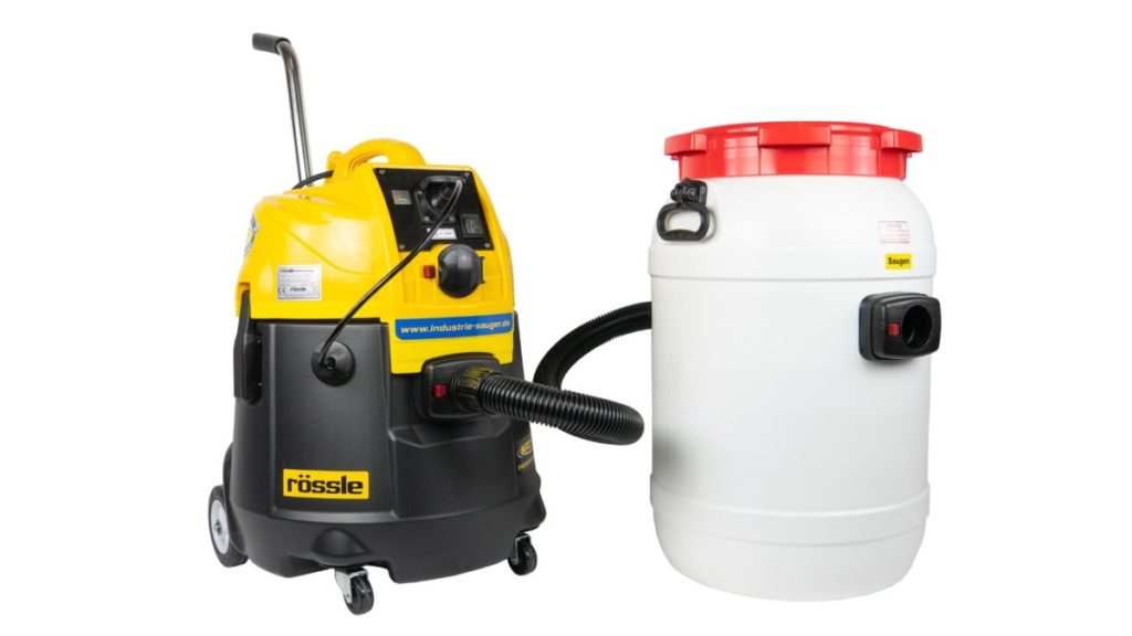MACH I Industriële Nat/Droog Waterstofzuiger met Afvoerslang (10m)