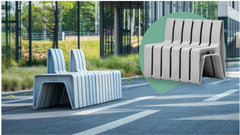 Mobilier urbain : Vous pouvez également aider l’environnement dans les espaces publics.