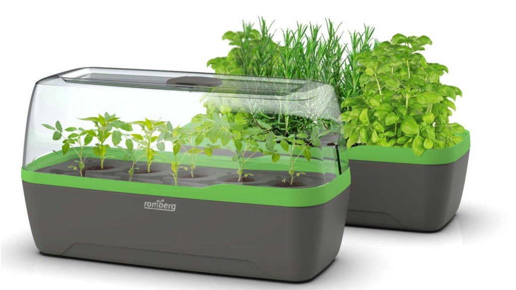 Groote assortiment van broeikas  en kweekpotten Romberg