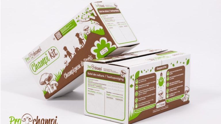 Nieuwe champignons kweekset