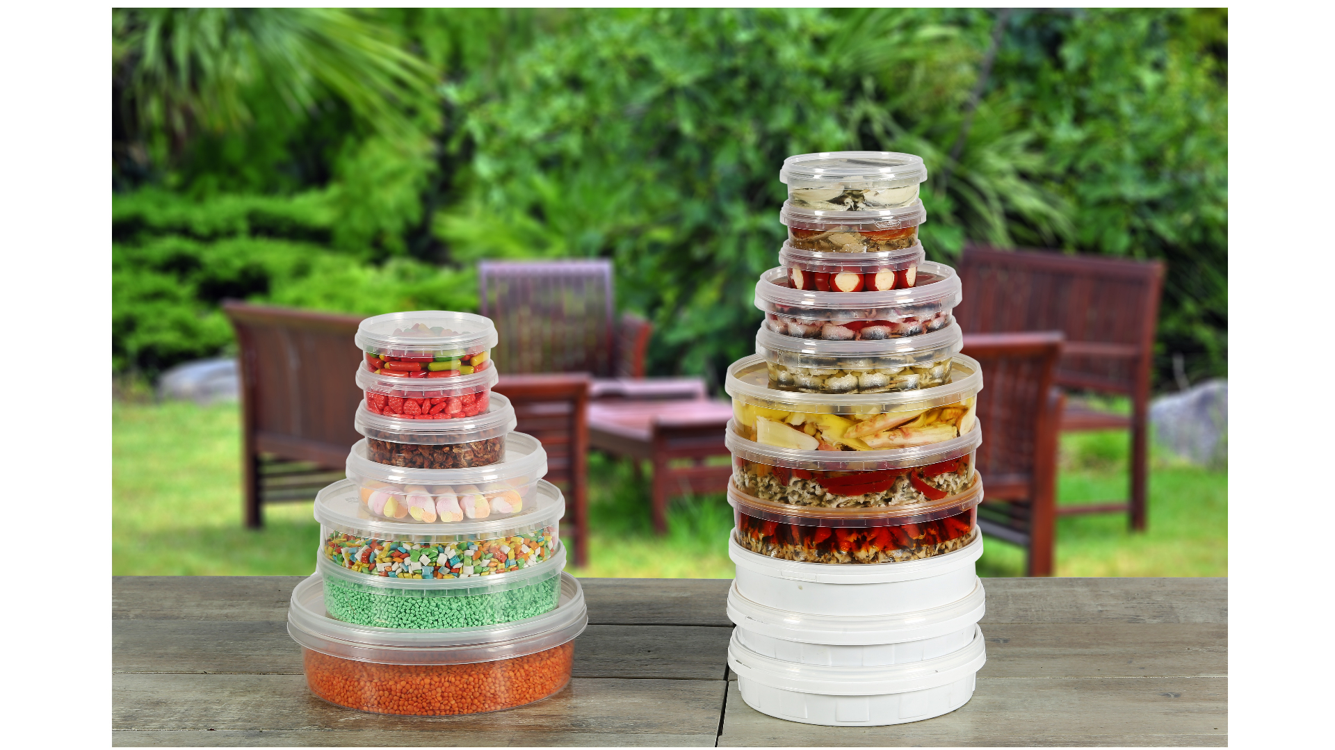 Plastic Food Containers and Buckets “Tamper evident & Leakproof