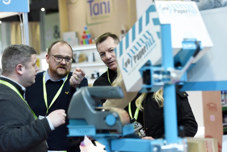 Exhibitor visitor interaction at Packaging Innovations and Empack