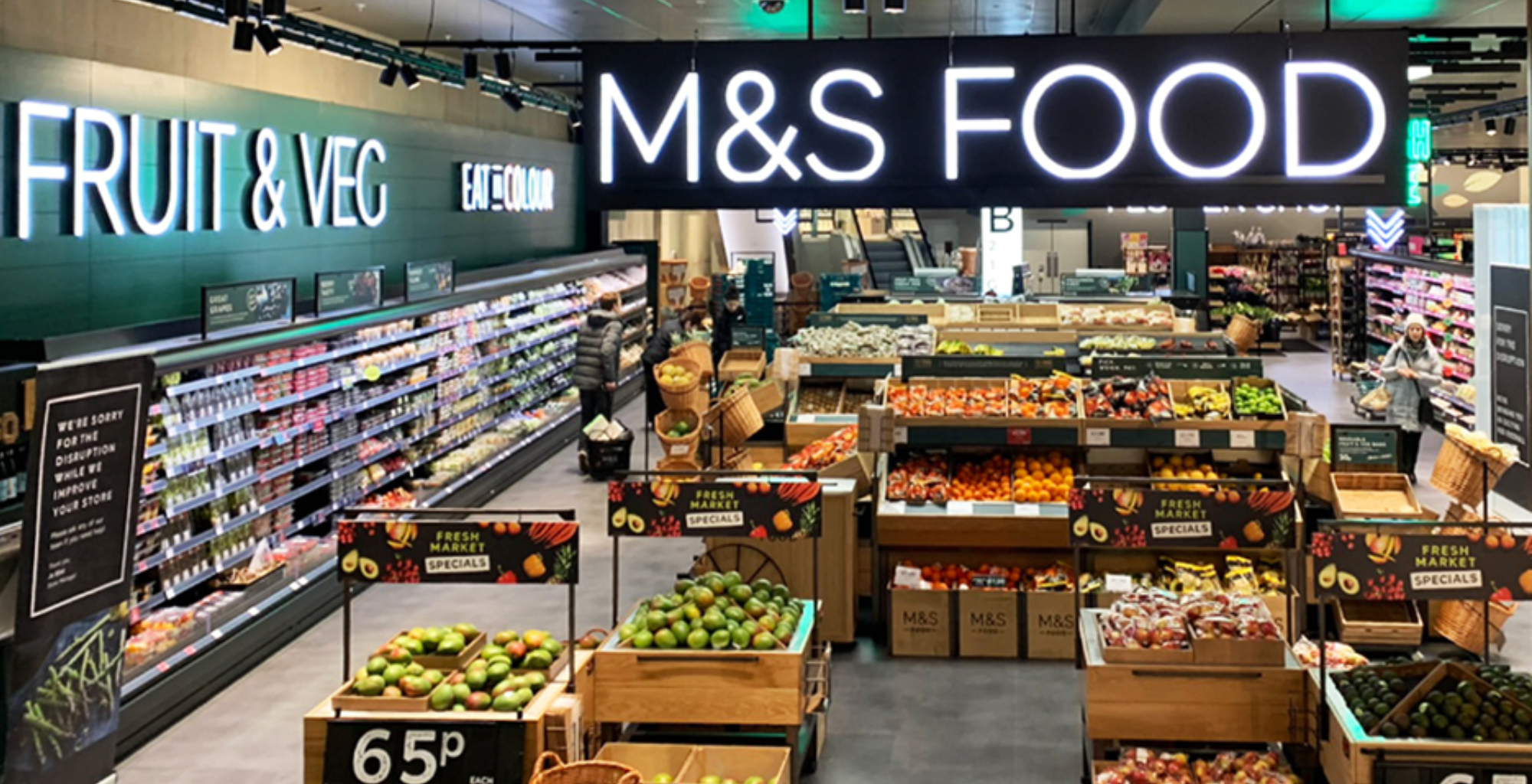 Marks and Spencer food store