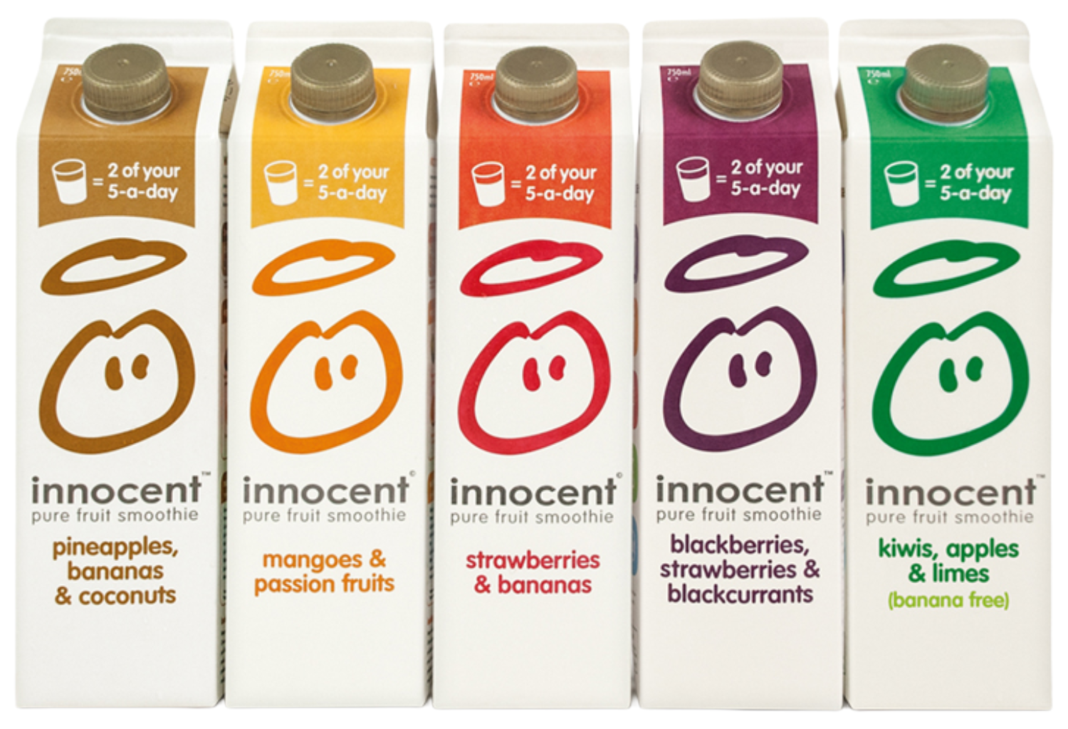 Innocent drinks smoothie range