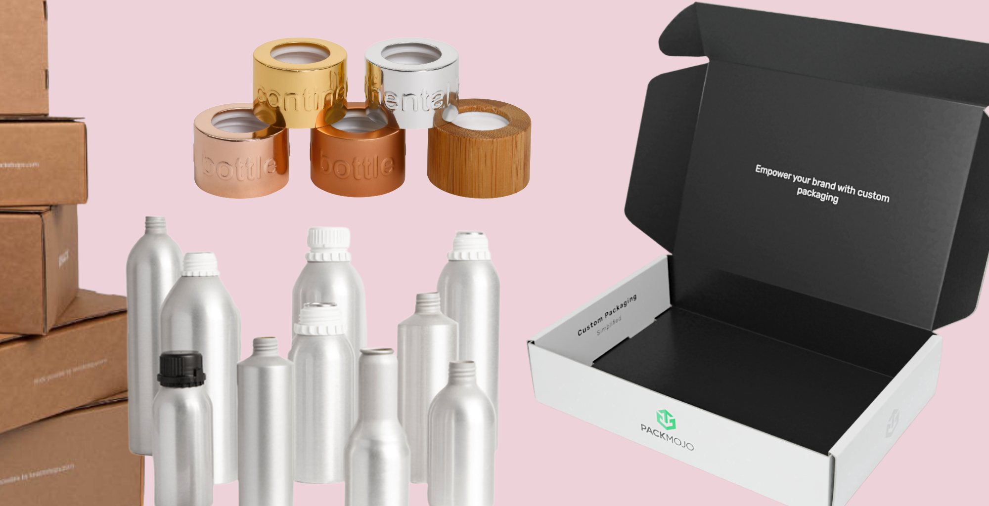 Custom packaging containers