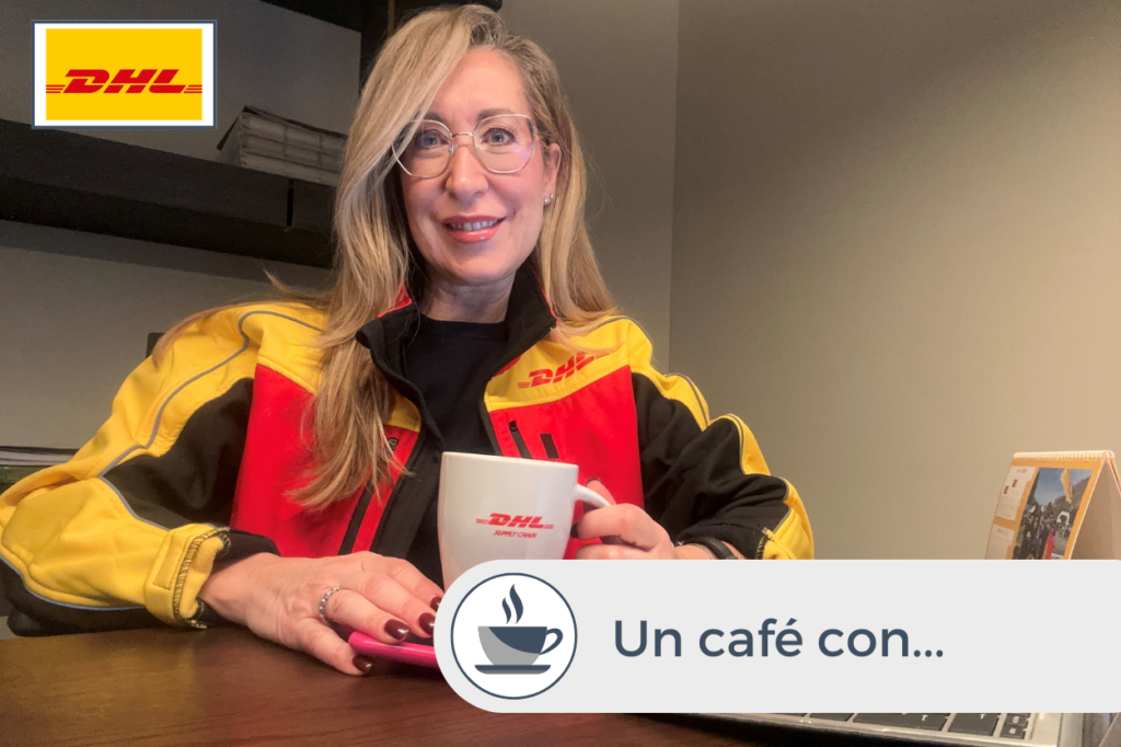 Un cafe con DHL