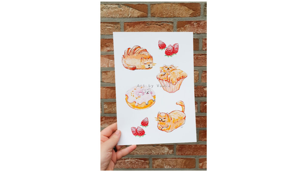 Pastry Party -Art print
