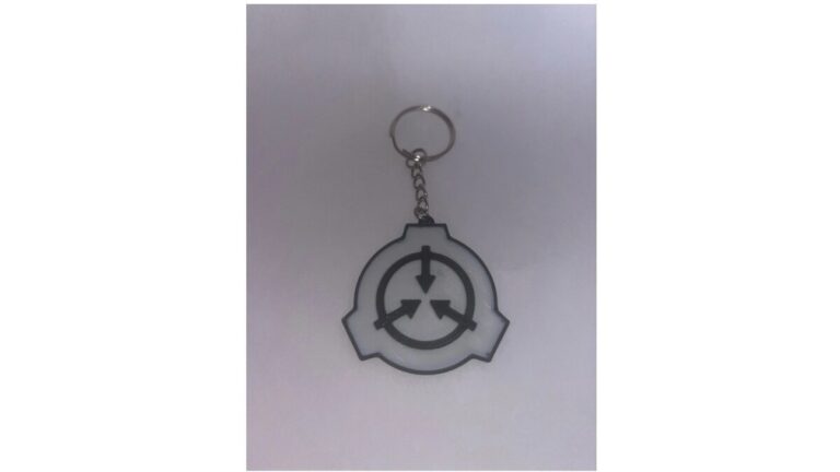 porte-clés scp blanc