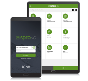 isproNG App – Mobile und variable Instandhaltung mit Smartphone oder Tablet für Android, iOS oder Windows (UWP)